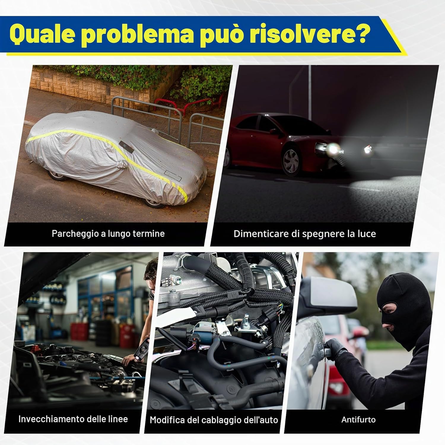 Detalle de Stacca Batteria BOSYTRO 12V 240A con telecomando – protezione auto, RV, barca e più