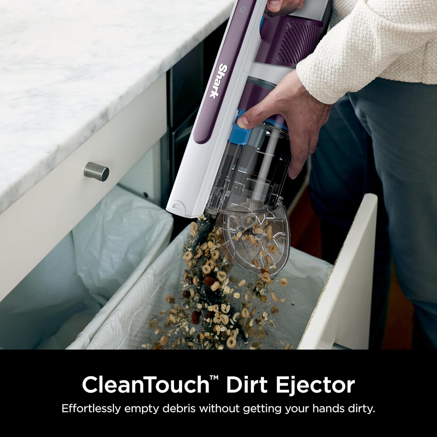 Detalle 2 de Shark IZ370HC PowerPro Cordless Stick Vacuum with FloorDetect and HEPA Filtration