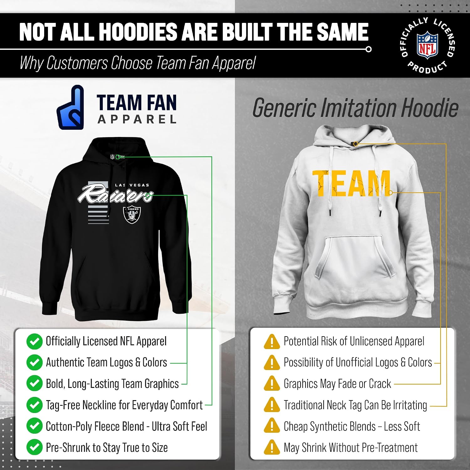 Detalle 2 de Airwaves Fleece Hoodie in Cotton-Poly Fleece
