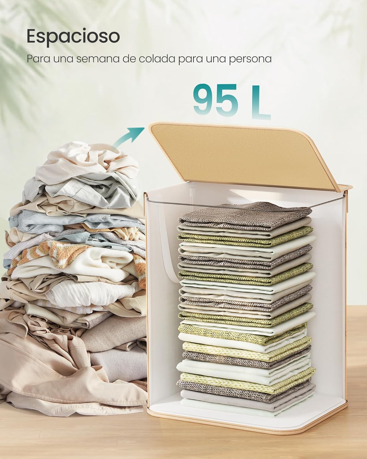 Thumbnail 3 de SONGMICS LCB060Y01 cesto ropa 95 L