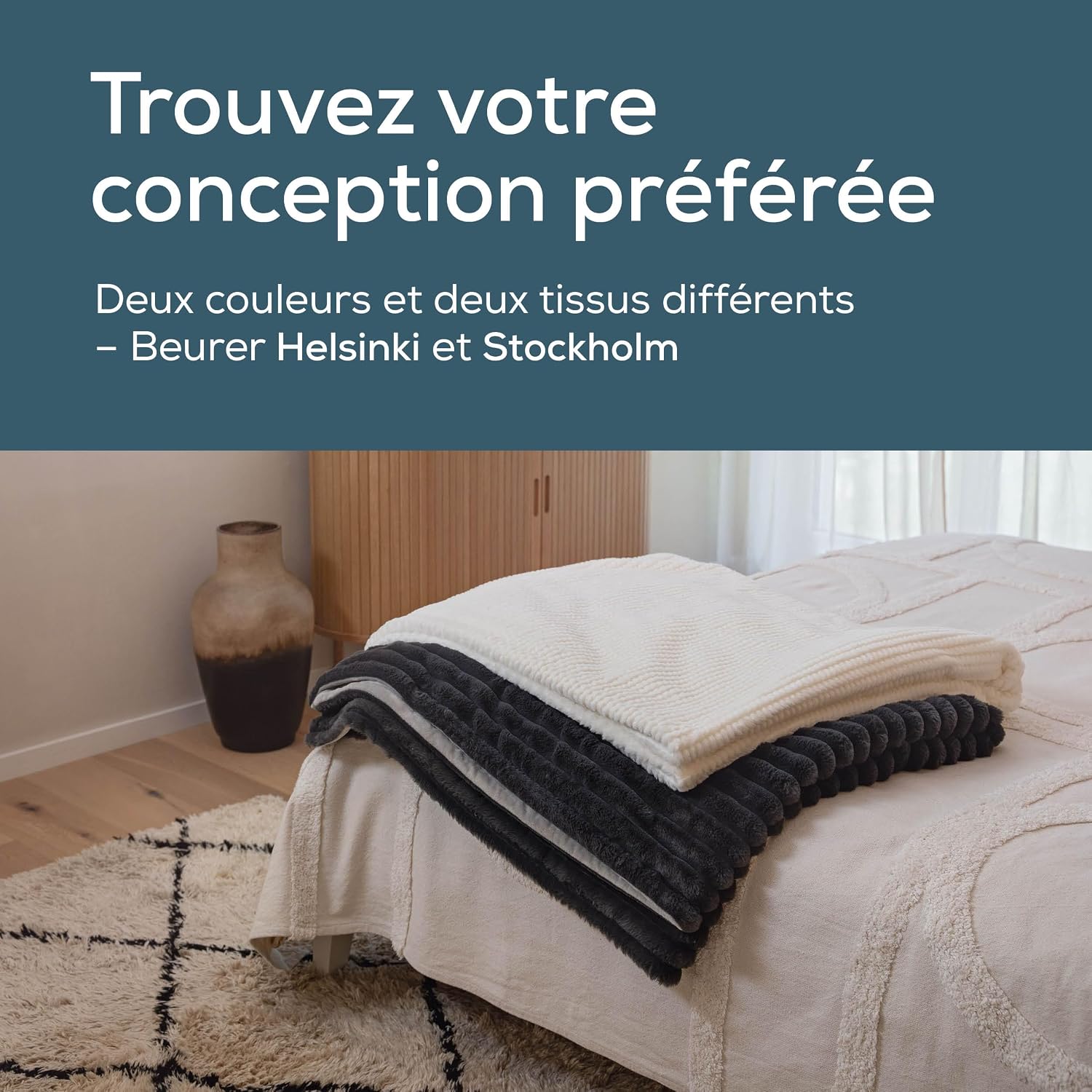 Thumbnail 6 de Beurer Helsinki Couverture chauffante 180x130 cm 🛋