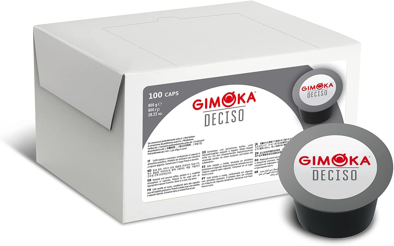 Detalle de Gimoka Compatibile Lavazza Blue - 100 Capsule Intenso (INTENSITÀ 8) Made in Italy