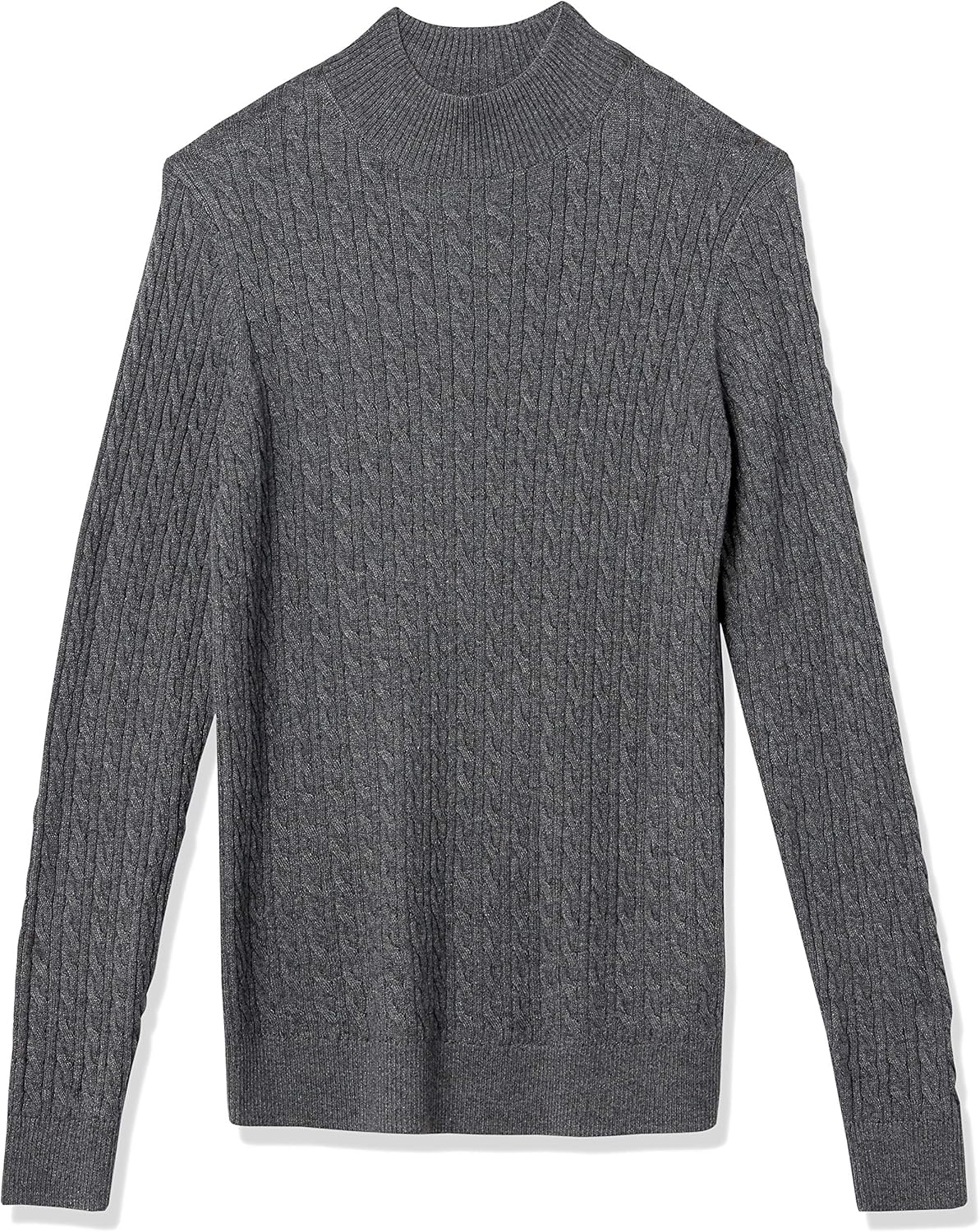 Thumbnail 5 de Amazon Essentials Damen Leichter Langarm-Pullover mit Stehkragen und Zopfmuster (klassische Passform)