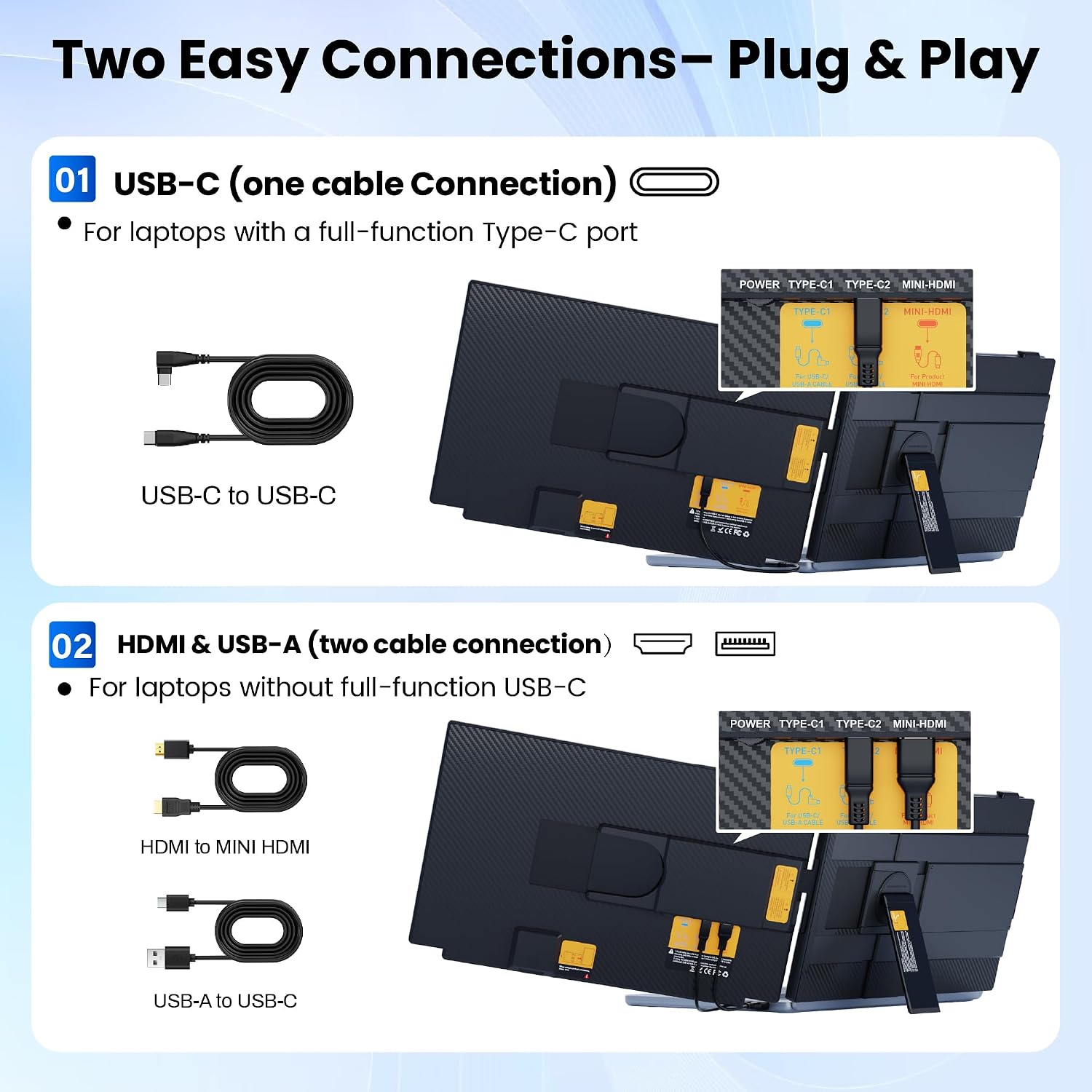 Thumbnail 6 de CIDETTY Laptop Screen Extender 15.6-inch