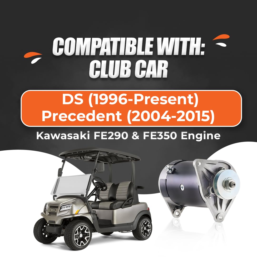Detalle 2 de 23A 12V Starter Generator for Club Car DS / FE290 / FE350 / Precedent (1996+) — 1 Year Warranty