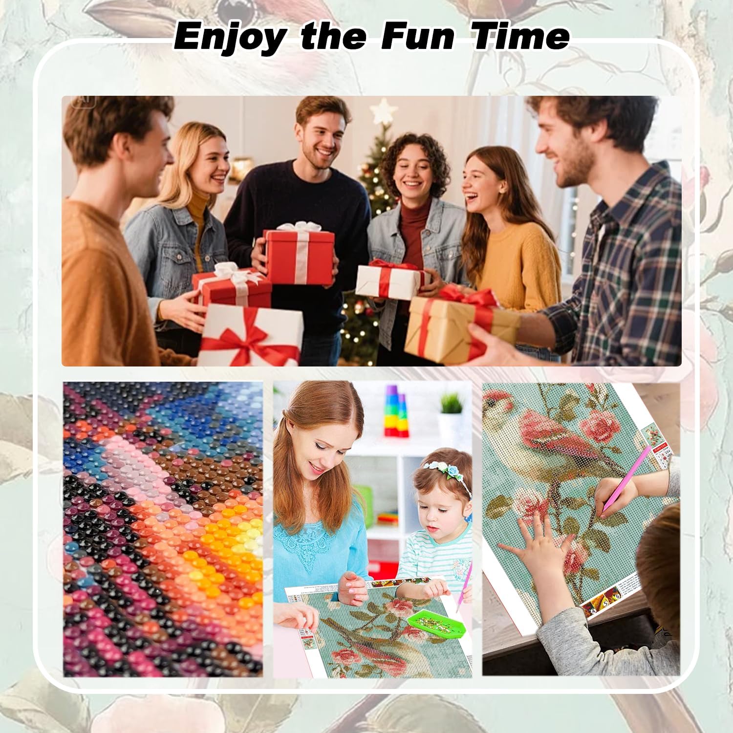 Thumbnail 6 de YULIDECO Diamond Painting Kit 12×16 In