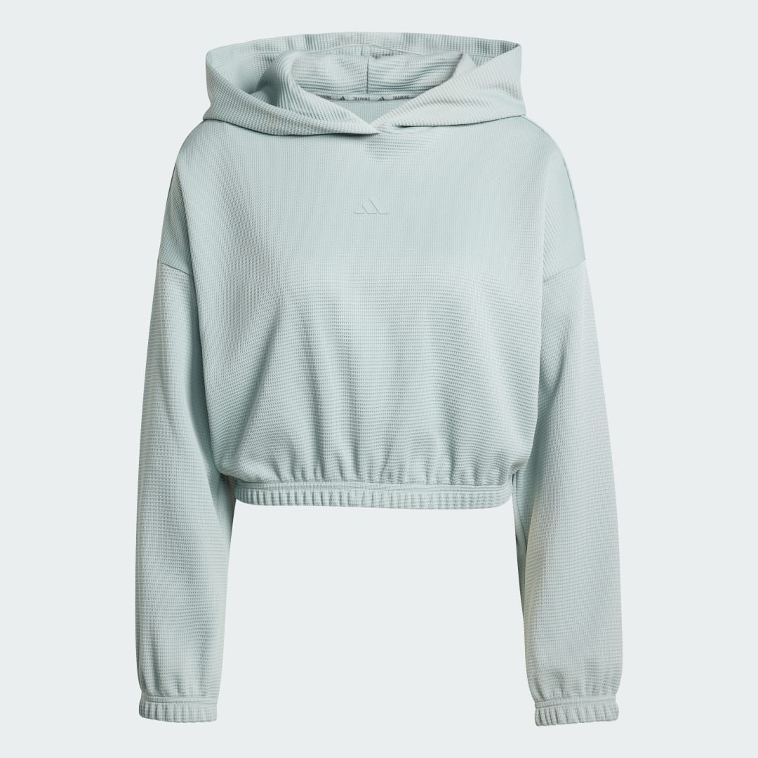 Detalle de Chaqueta de yoga Adidas Verde