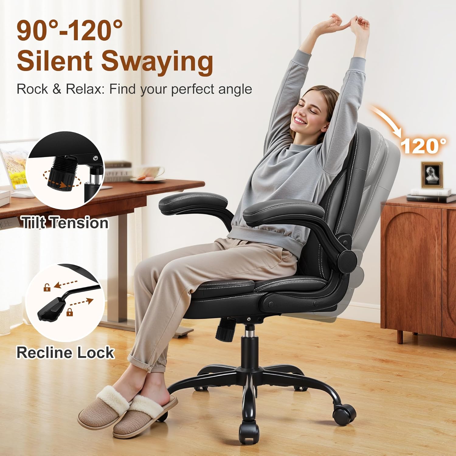 Thumbnail 6 de Heroset Leather Office Chair with Neckrest Pro