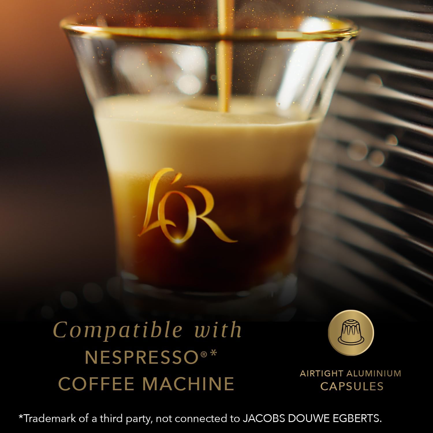 Detalle 2 de L'OR Espresso Ristretto Coffee Pods x40 – Pack of 40 Capsules