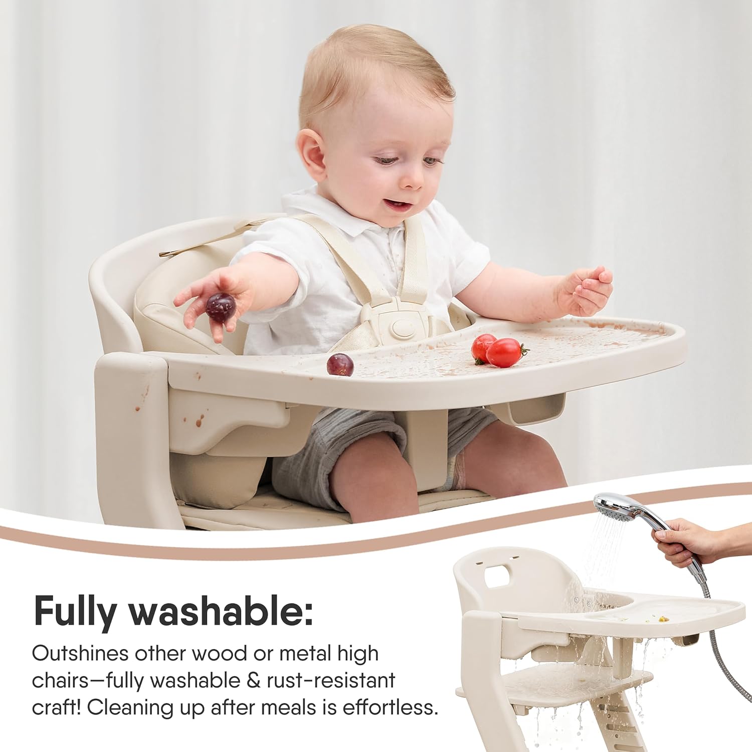 Detalle de Obee Odee Baby High Chair 220 lb