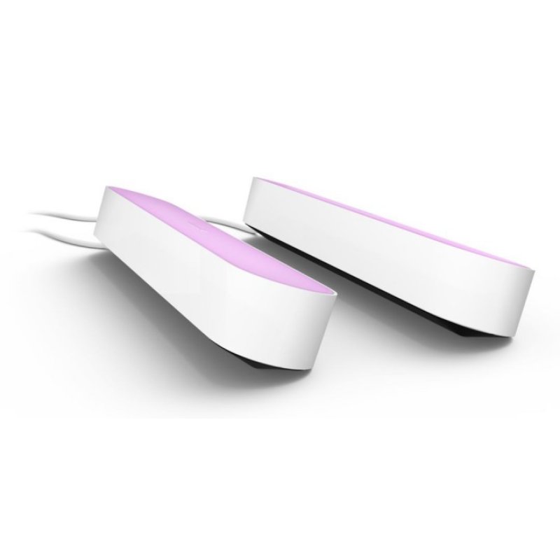 Detalle de Philips Hue Play Pack de 2 Barras de Luz Regulable Blanca + Alimentador