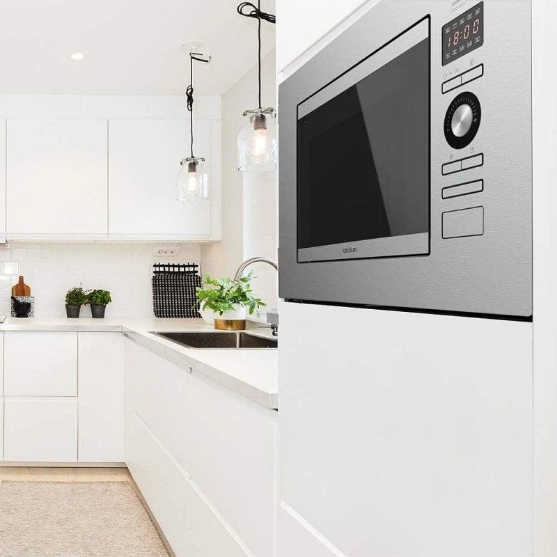 Thumbnail 1 de Cecotec GrandHeat 2090 Built-In Steel microondas integrable de 20 L y 800 W con grill