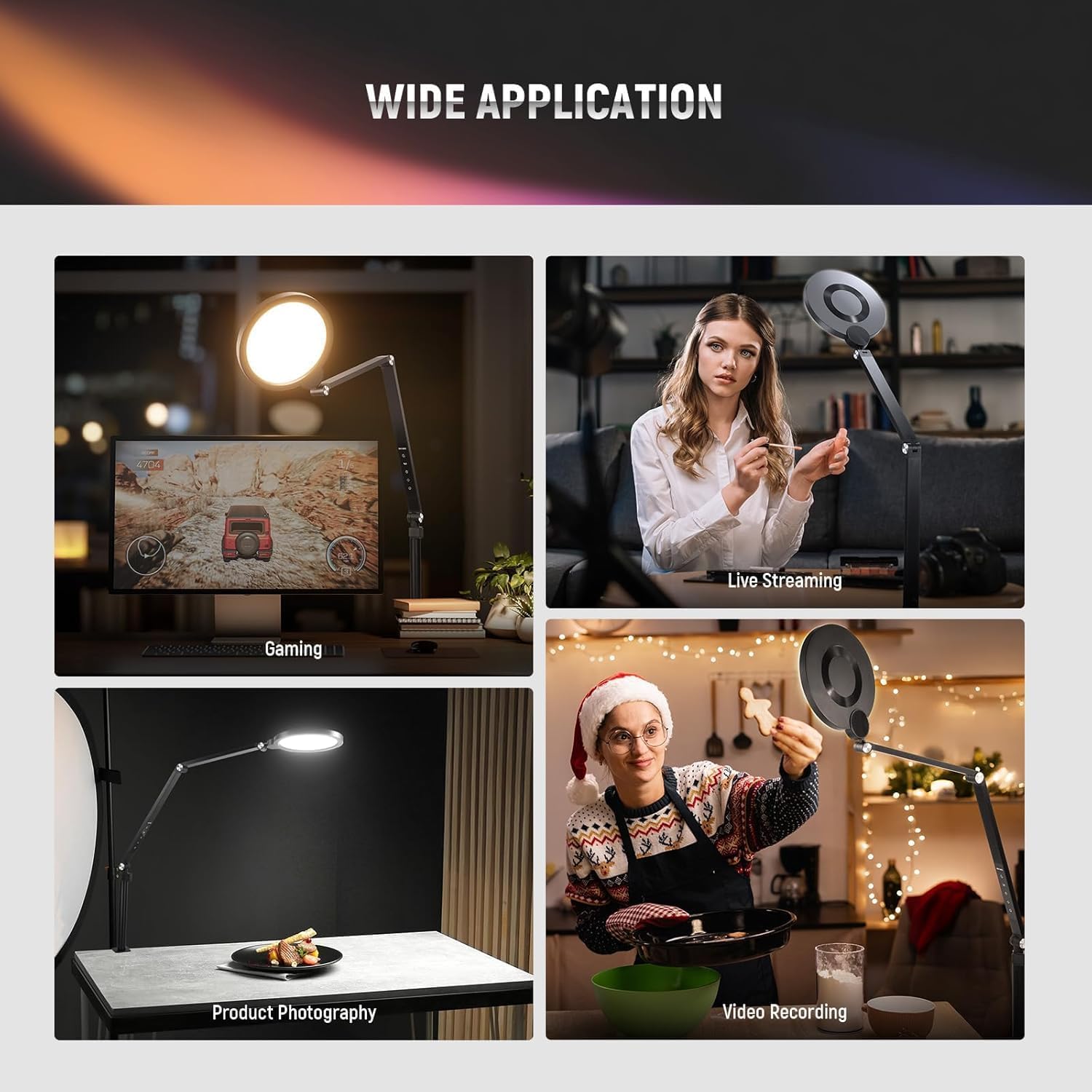 Thumbnail 1 de NEEWER Basic 18W 7-Inch Desk Ring Light (R18) for Streaming and Zoom