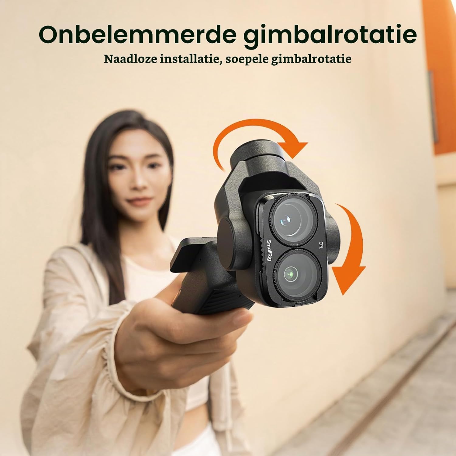 Detalle 2 de SMALLRIG 6477 Split Pocket 4P-filterset met VND1-5, CPL en Black Mist