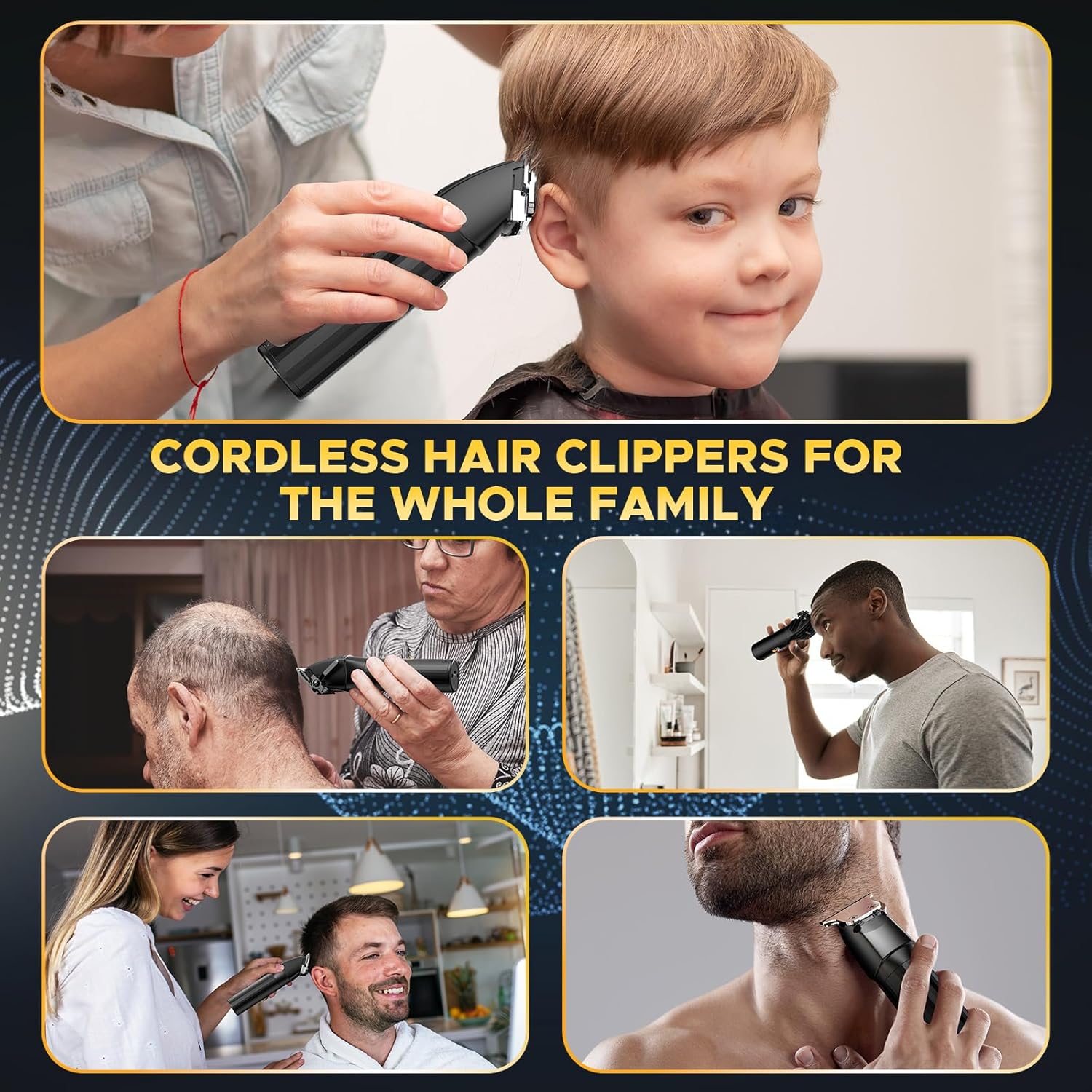 Thumbnail 1 de Professional Hair Clippers and Beard Trimmer 10️⃣ 🎉 ✂