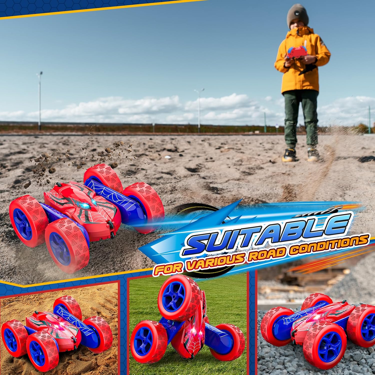 Thumbnail 3 de Dreamlandia 360° Flips 4WD RC Car 900mAh