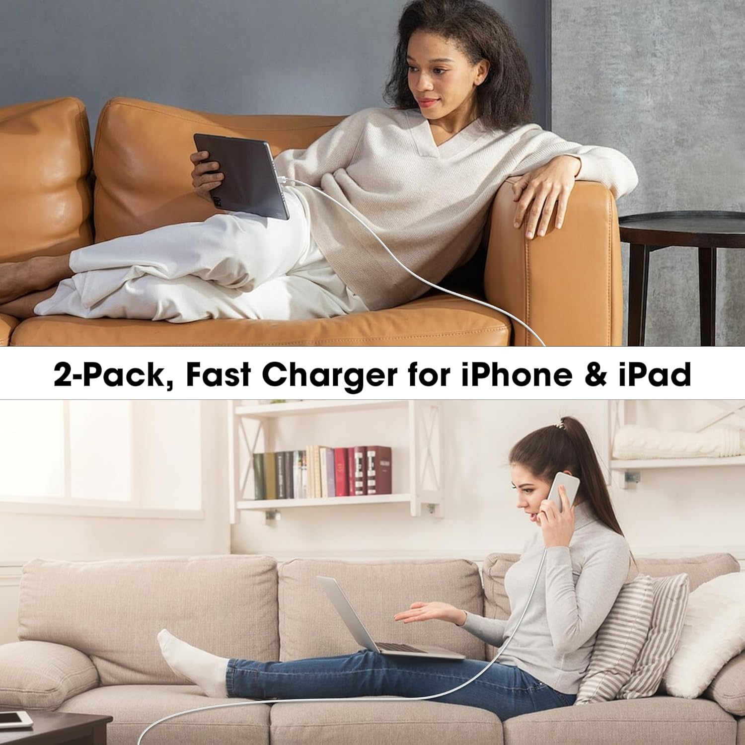Thumbnail 6 de iPhone 17 20W Fast USB‑C Charger with 6ft Cable