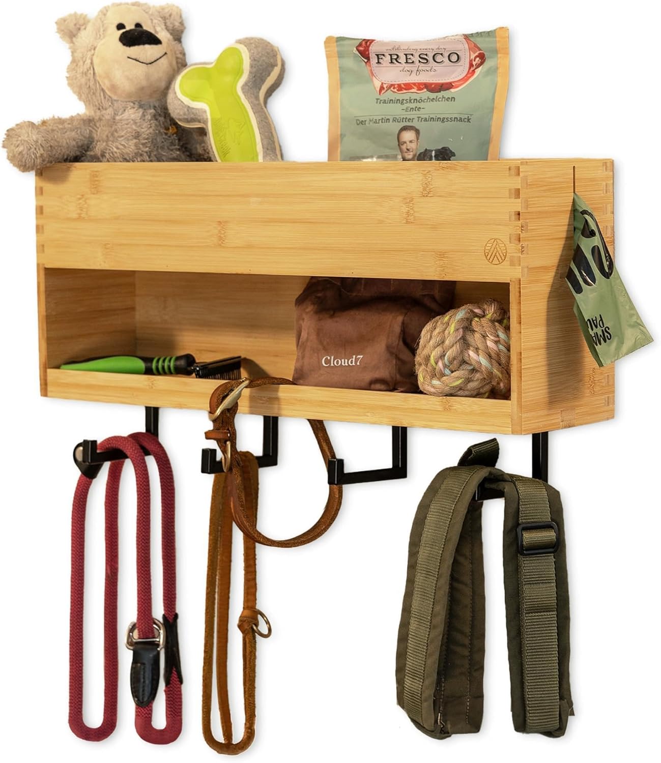 VELONT Hundegarderobe XL mit Ablage