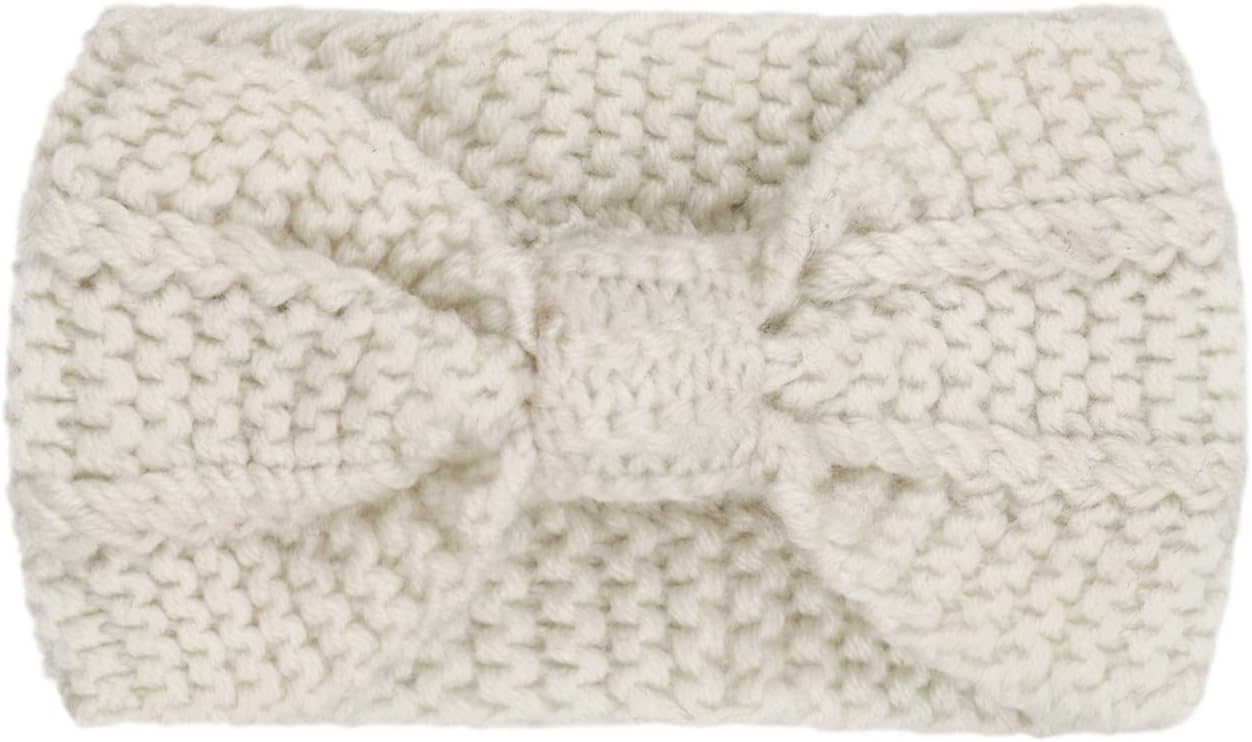 Detalle de DRESHOW 6er-Set Winter-Strick-Stirnbänder für Damen und Mädchen