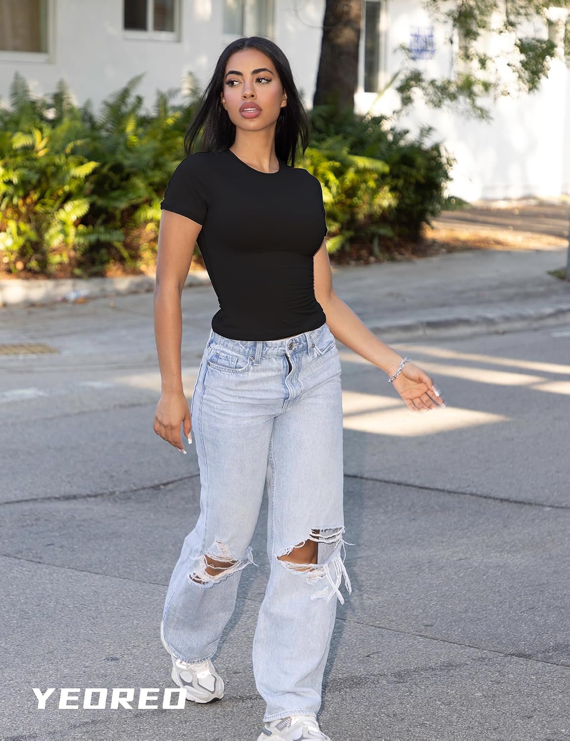 Detalle 2 de YEOREO Compression Crop Top