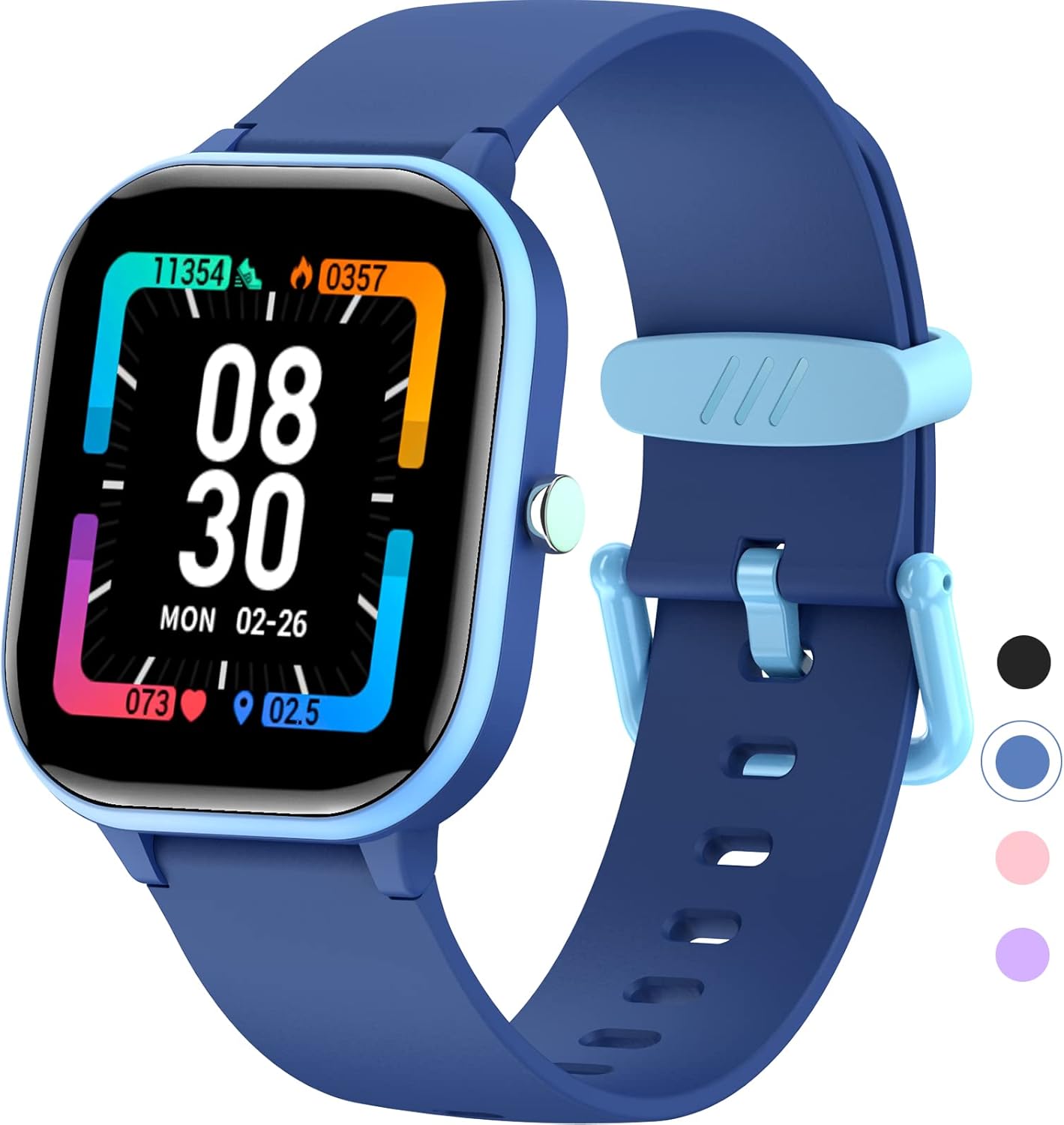 Detalle de HENGTO Orologio Fitness Tracker per Bambini – 19 Modalità, IP68, Frequenza Cardiaca e Sonno