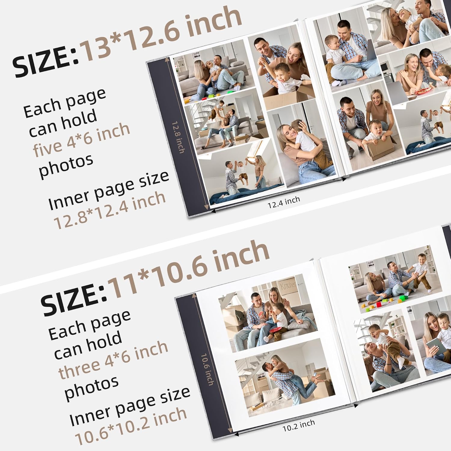 Thumbnail 2 de Vienrose Large Photo Album 40 Pages