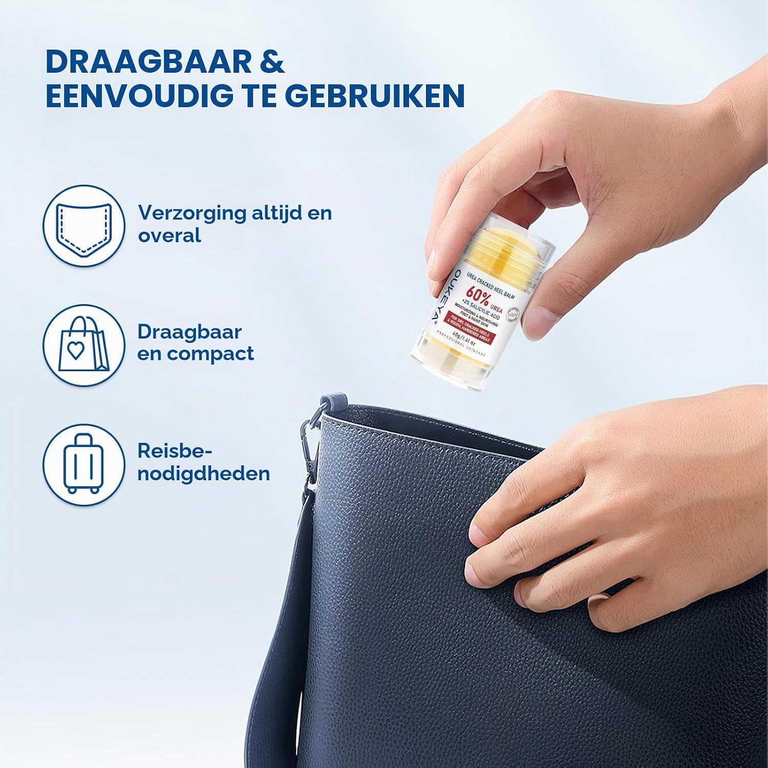 Thumbnail 6 de OUKEYA Eeltverwijderstick met 60% ureum en 2% salicylzuur, 40 g