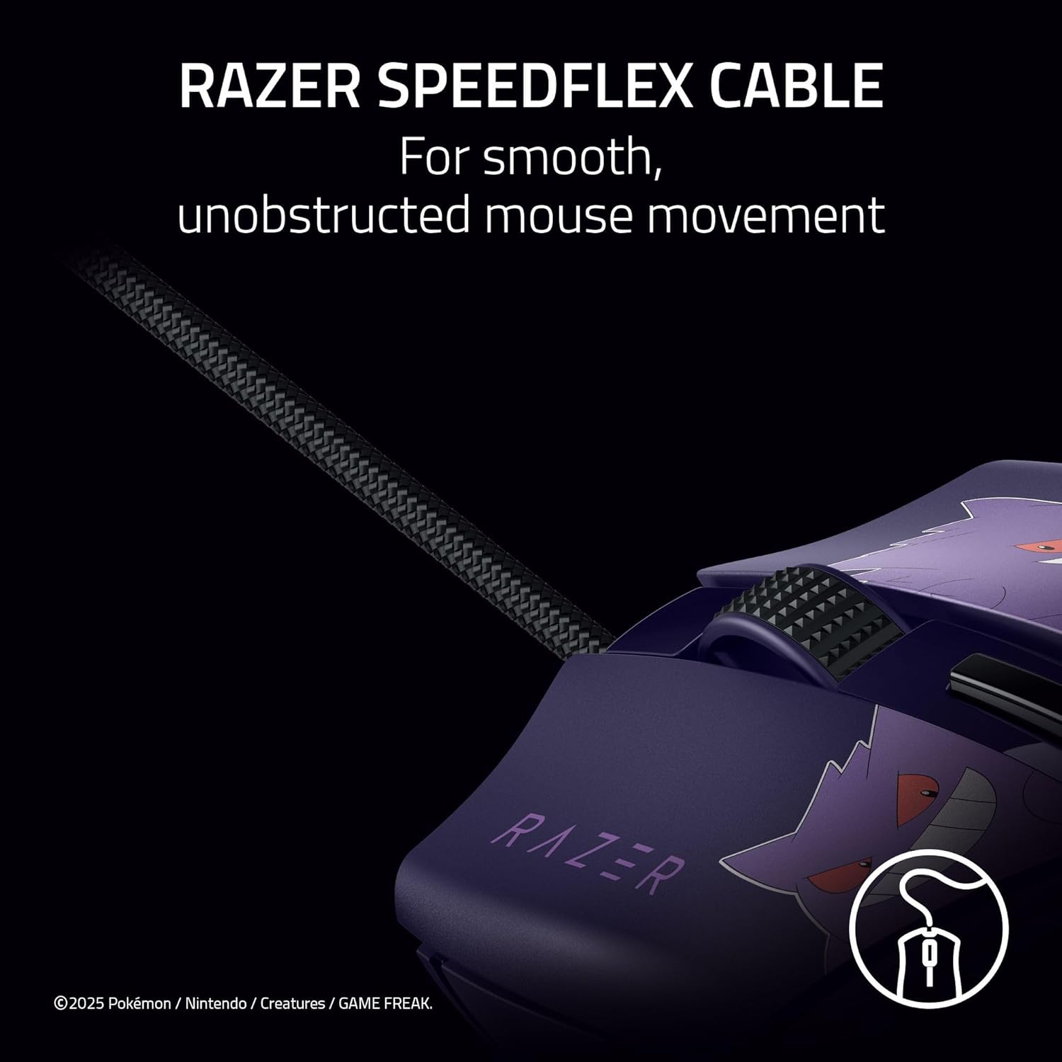 Thumbnail 5 de Razer Cobra Pokemon Gengar 58g Gaming Mouse
