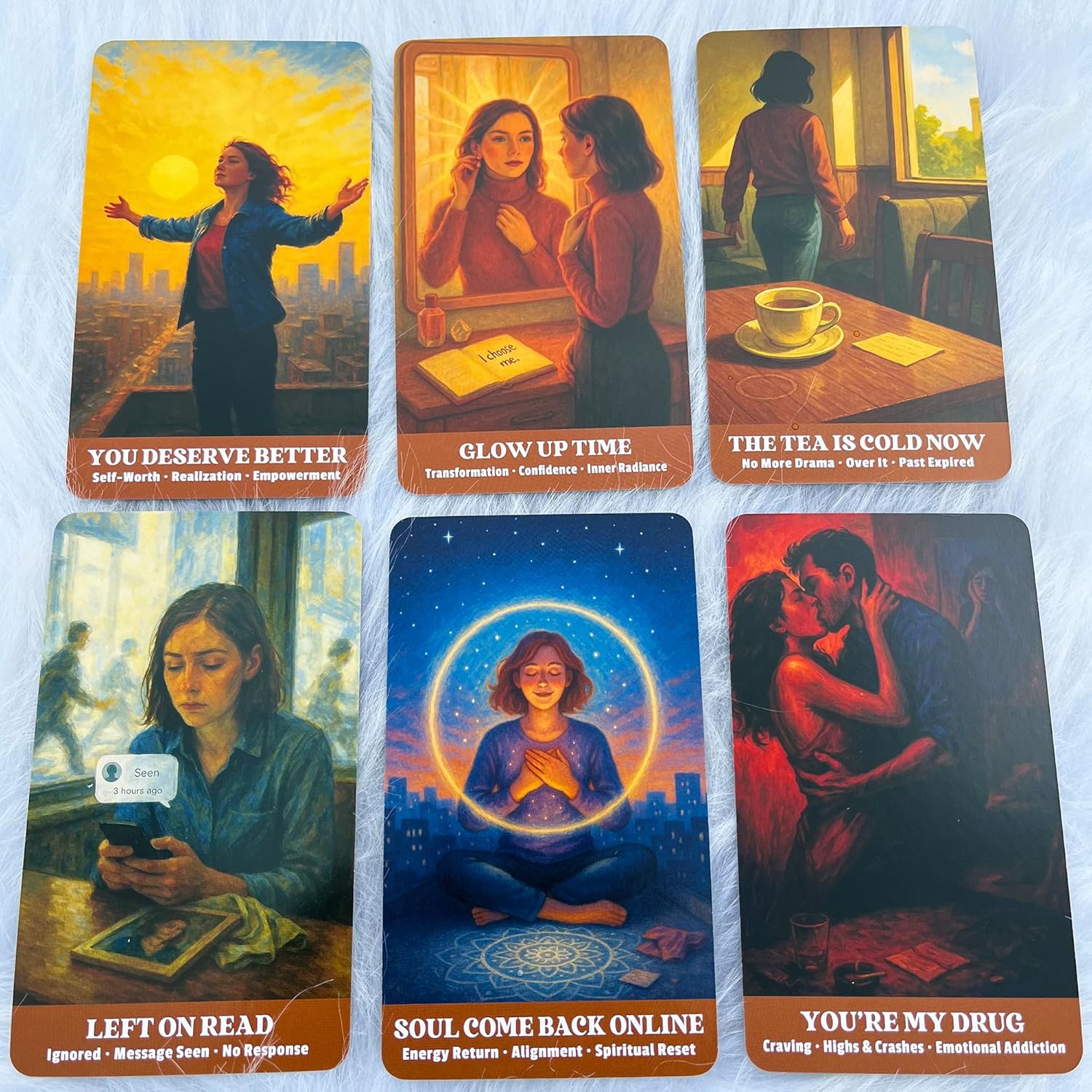 Detalle 2 de Messy Truth Oracle Cards, 54-card deck