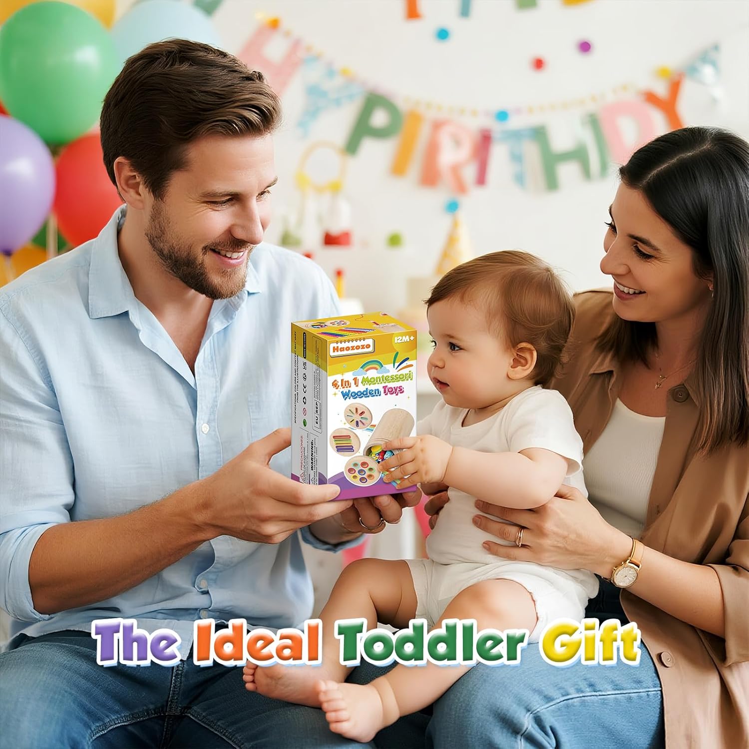 Thumbnail 6 de Haozozo Montessori Spielzeug 4-in-1