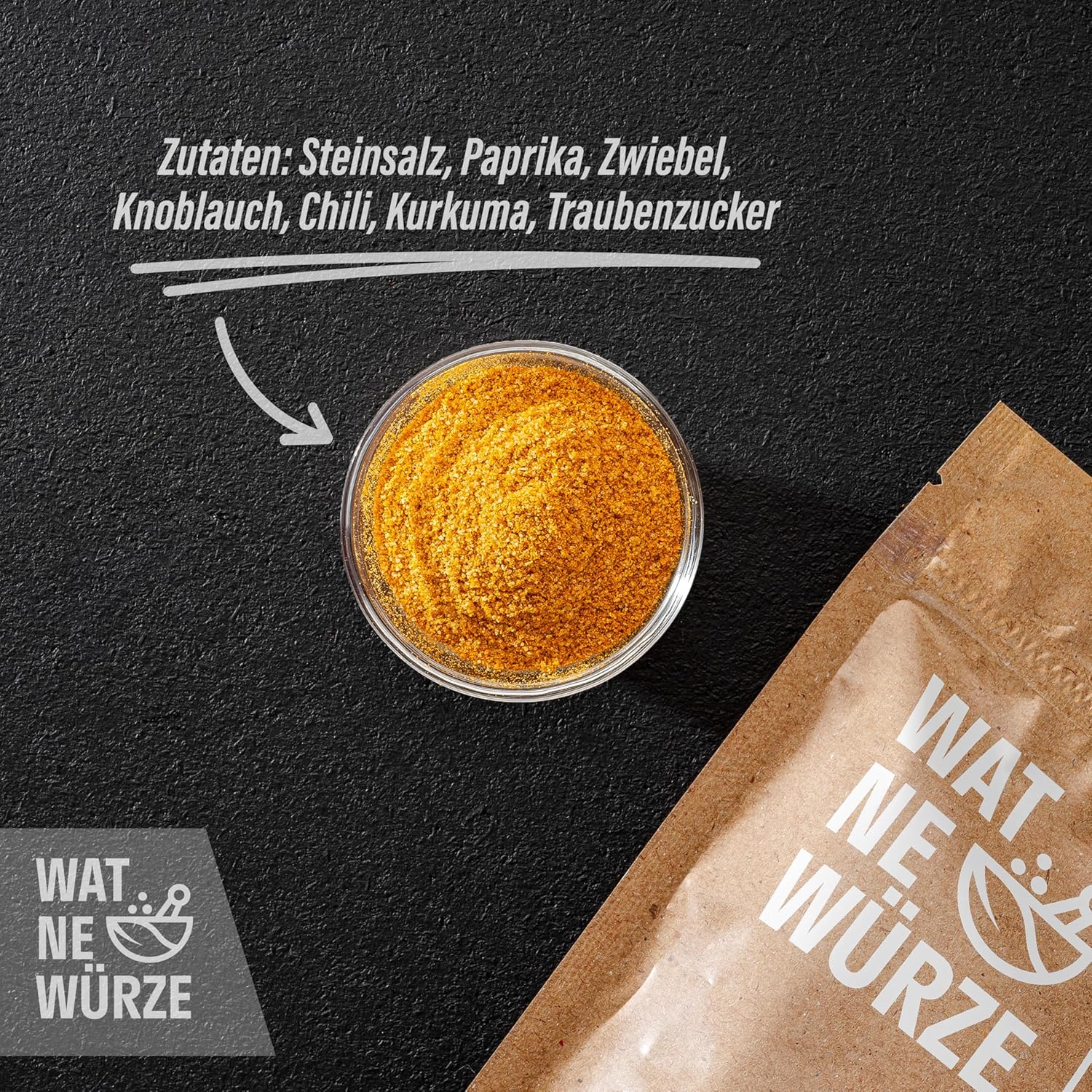 Thumbnail 4 de WAT NE WÜRZE Chicken Rub Hähnchengewürz (750 g) – Gewürzsalz für Brathähnchen, Wings & mehr