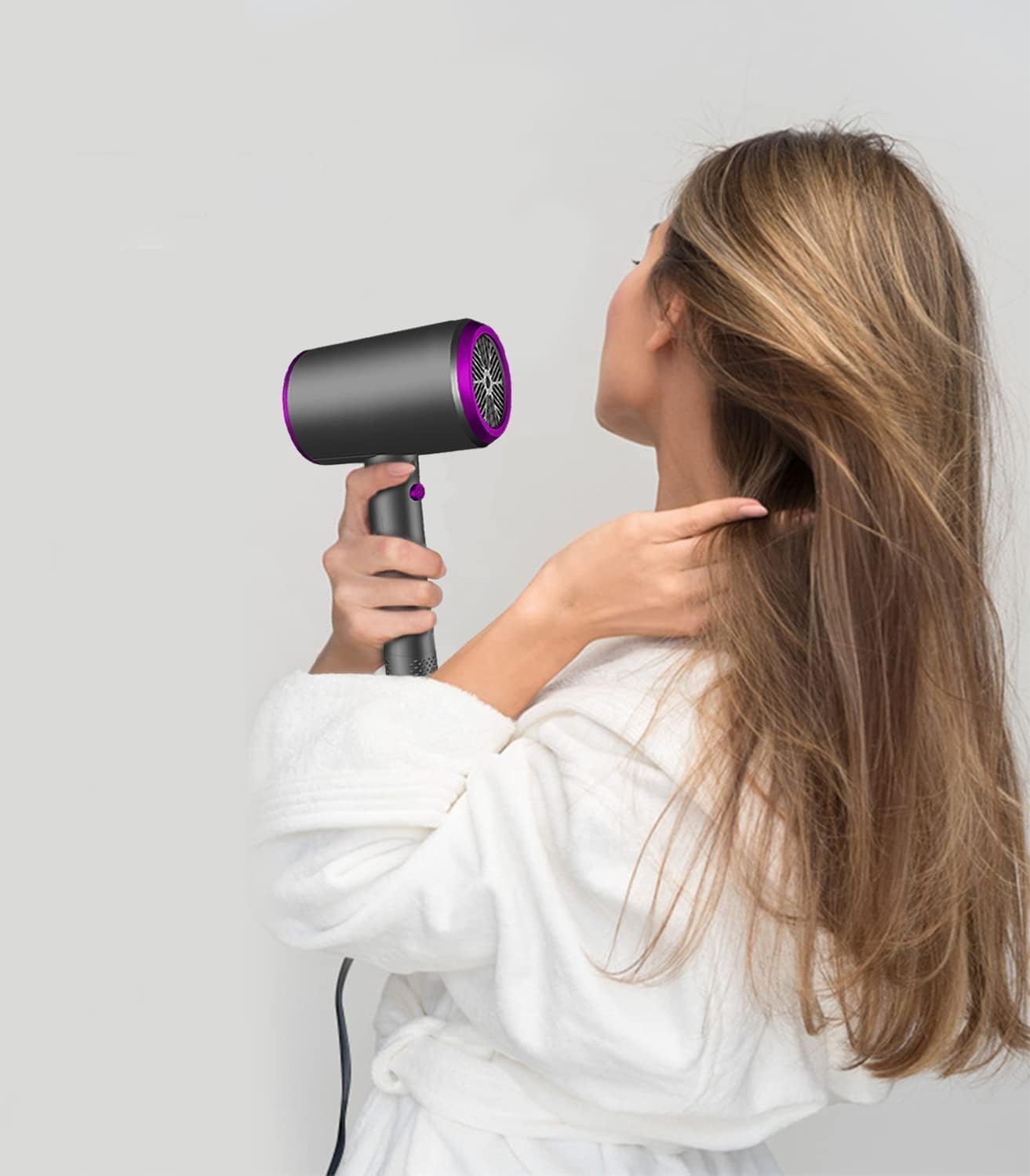 Thumbnail 1 de Jooayou Hair Dryer 2000W – Ionic, Lightweight with Holder (Grey)