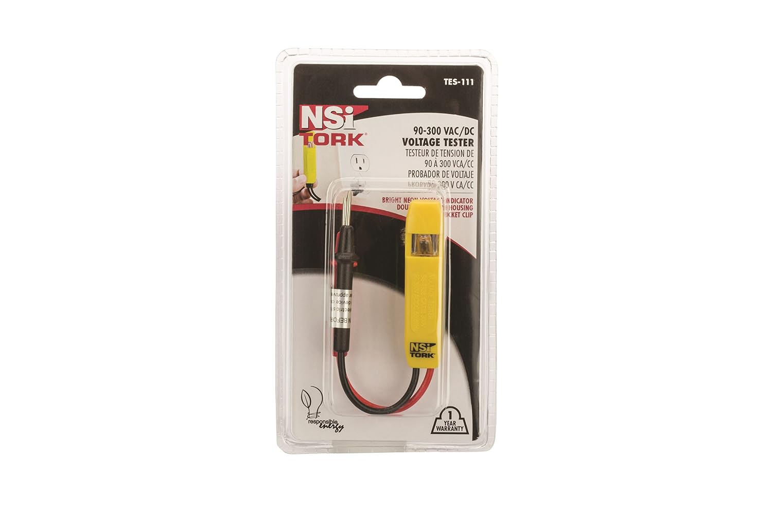 Detalle 2 de NSi Industries Twin Probe Voltage Tester TES-111