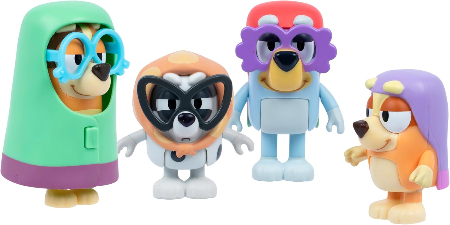Detalle 2 de Bluey Here Come the Grannies 4-Pack Figures