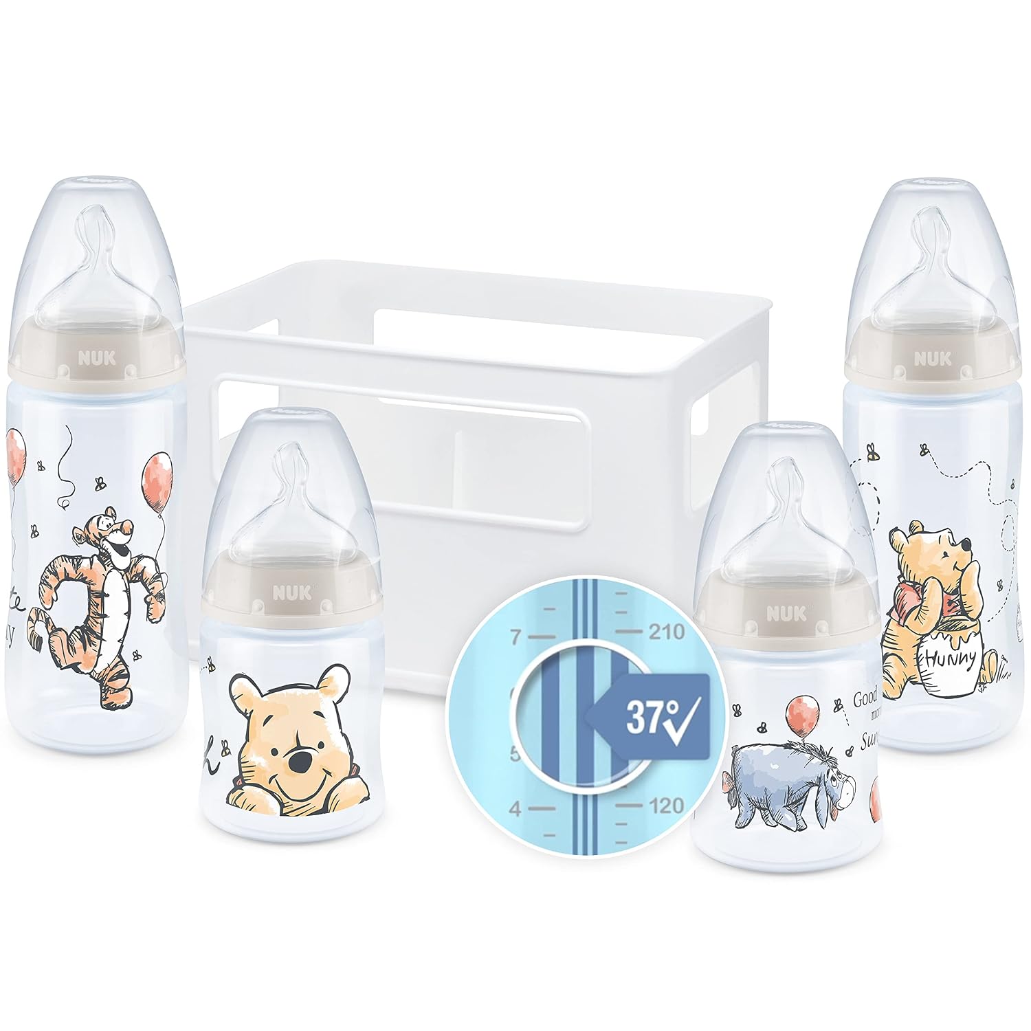 Detalle de NUK First Choice+ Babyflaschen 4 Flaschen