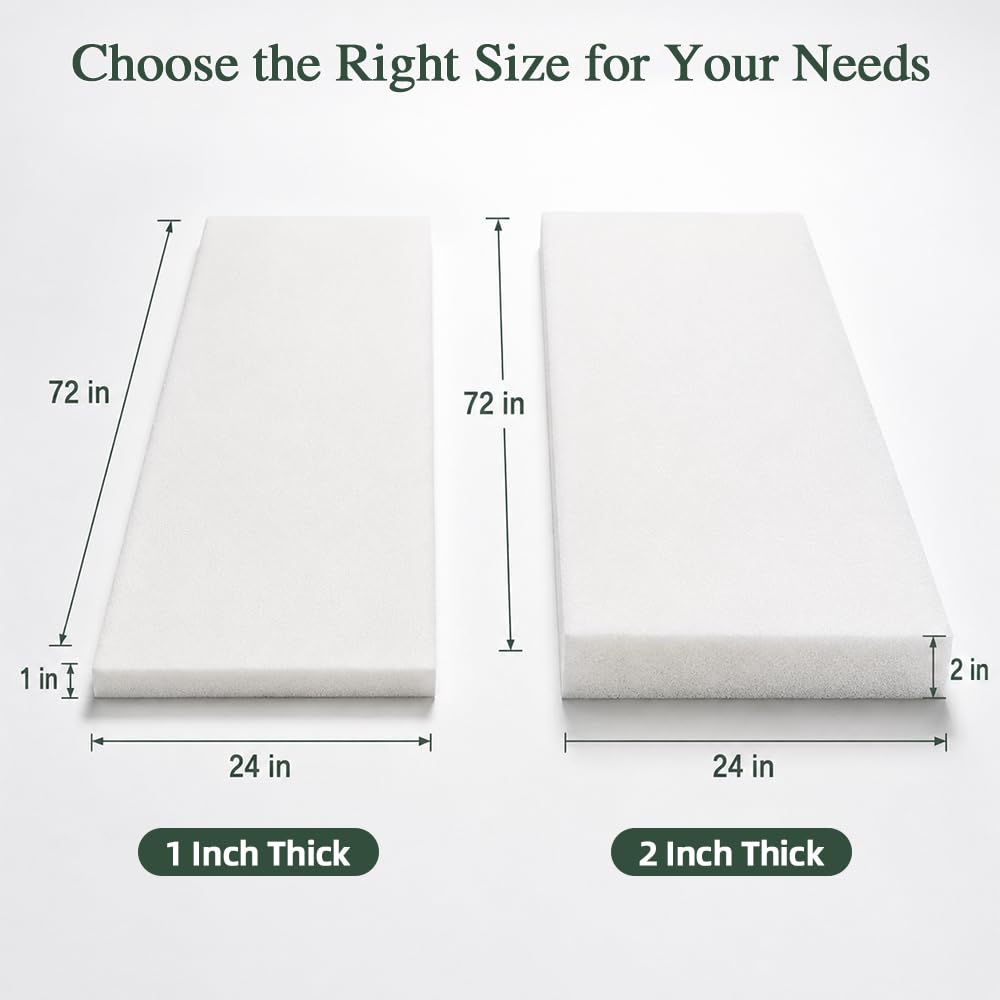 Detalle 2 de Upholstery Foam Cushion, 2-Inch