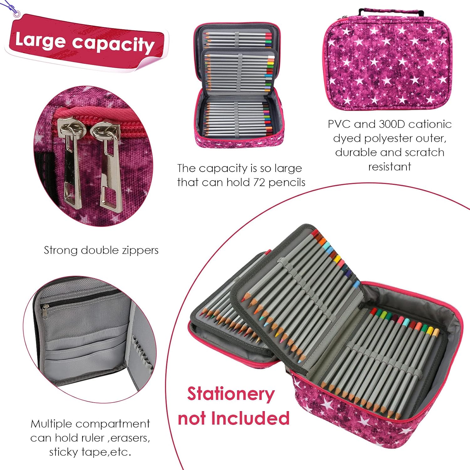 Thumbnail 2 de EDATOFLY Astuccio 72 slot per matite ✏️