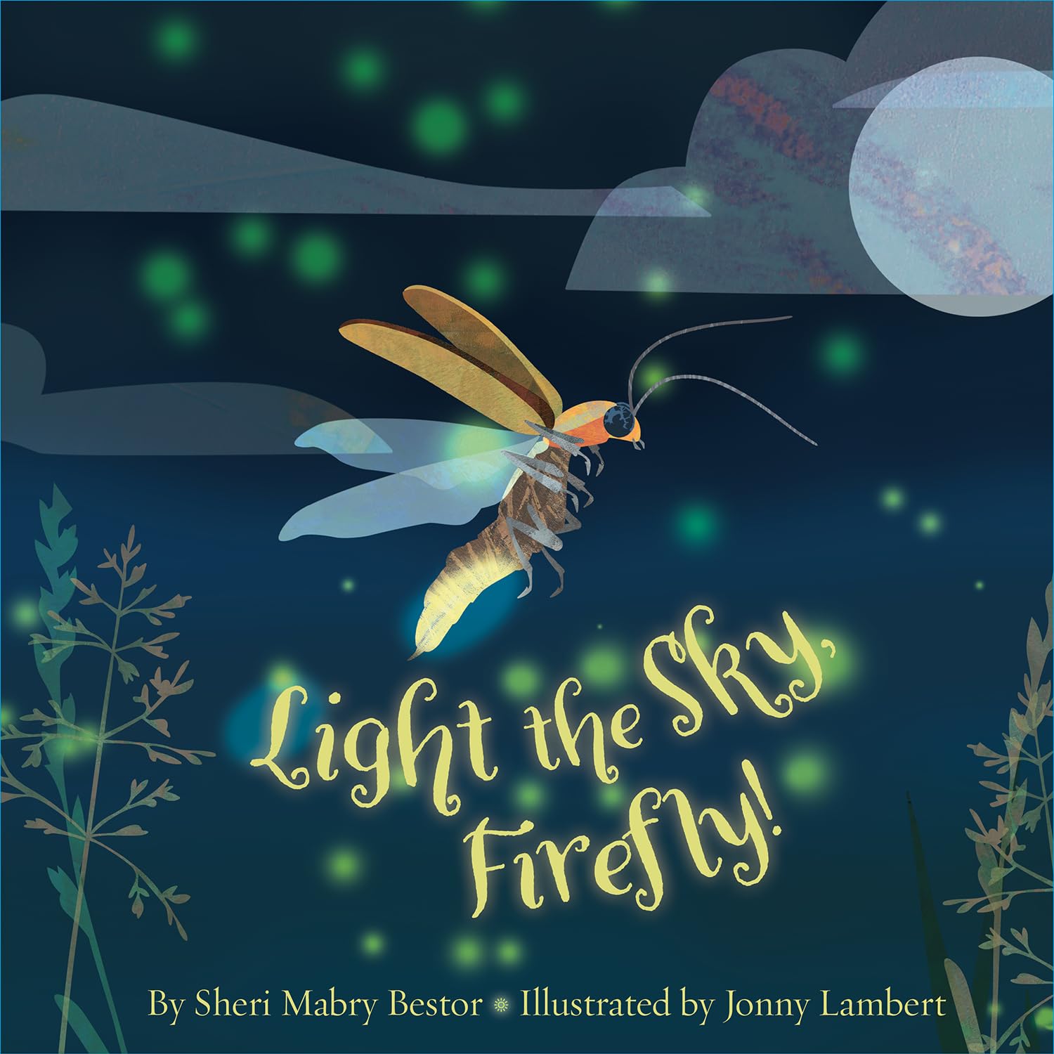 Detalle de Sleeping Bear Press Light the Sky, Firefly Hardcover Children’s Book