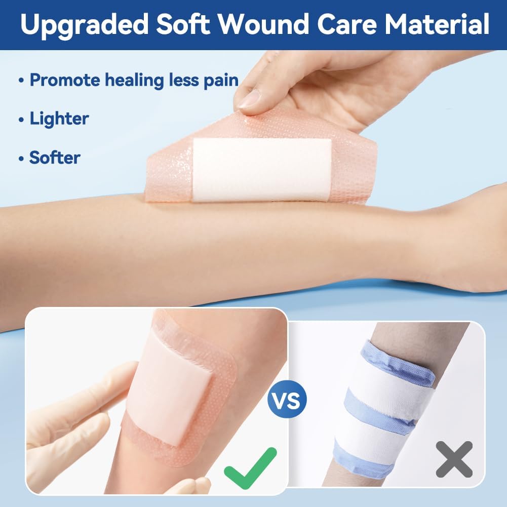 Thumbnail 4 de Dimora Silicone Ultra Absorbent Dressing Pads 4x8
