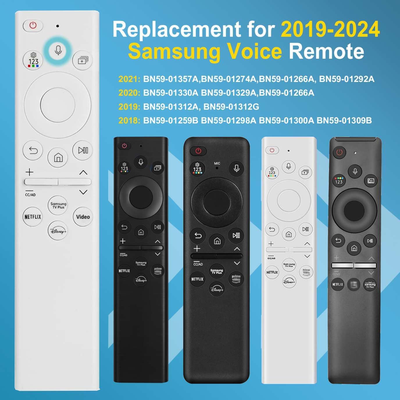 Thumbnail 2 de Samsung Frame TV Remote Replacement (BN59-01391A) with Voice Control for 2018–2024 Frame TVs