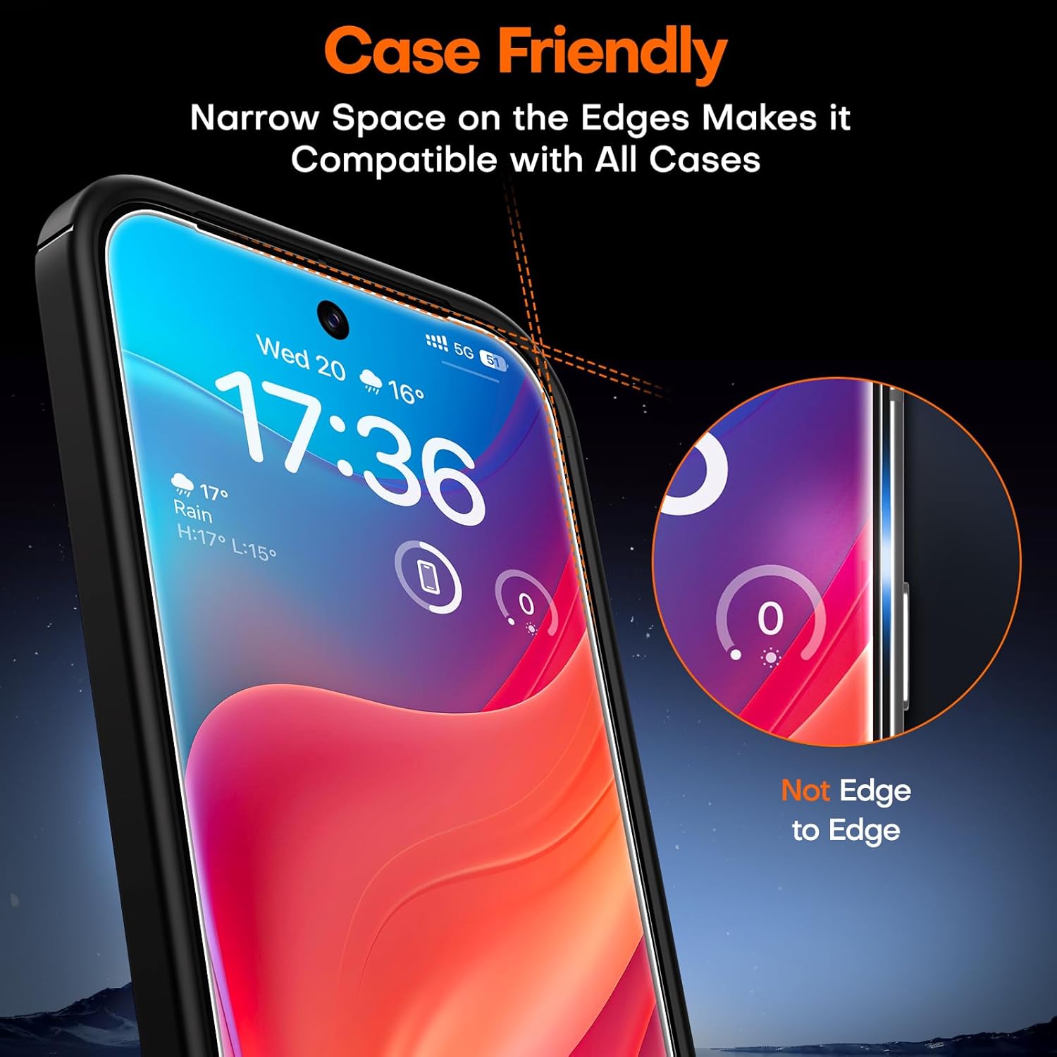 Detalle de TOCOL Pixel 10 Pro XL tempered glass screen protector 6.8-inch
