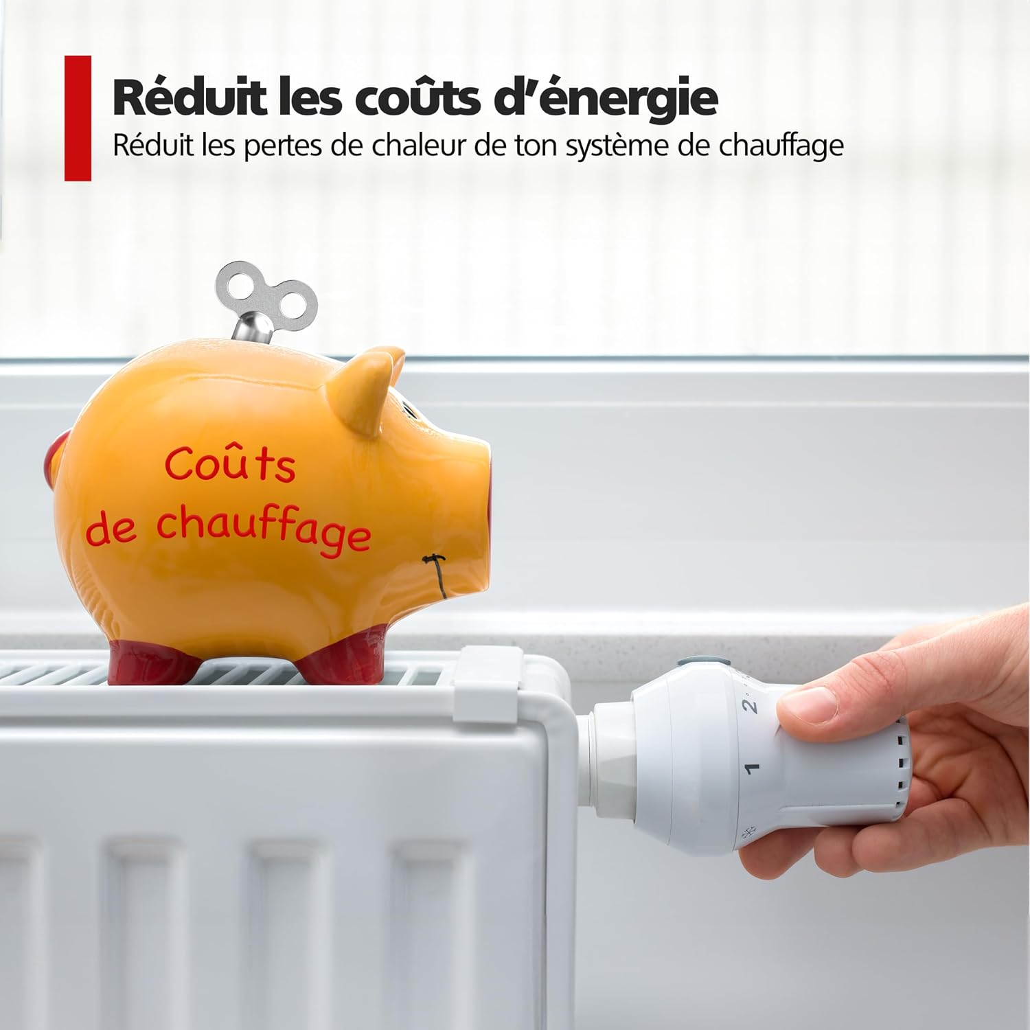 Detalle de RAVN HAMAN 3 clés de purge en acier pour radiateurs en aluminium