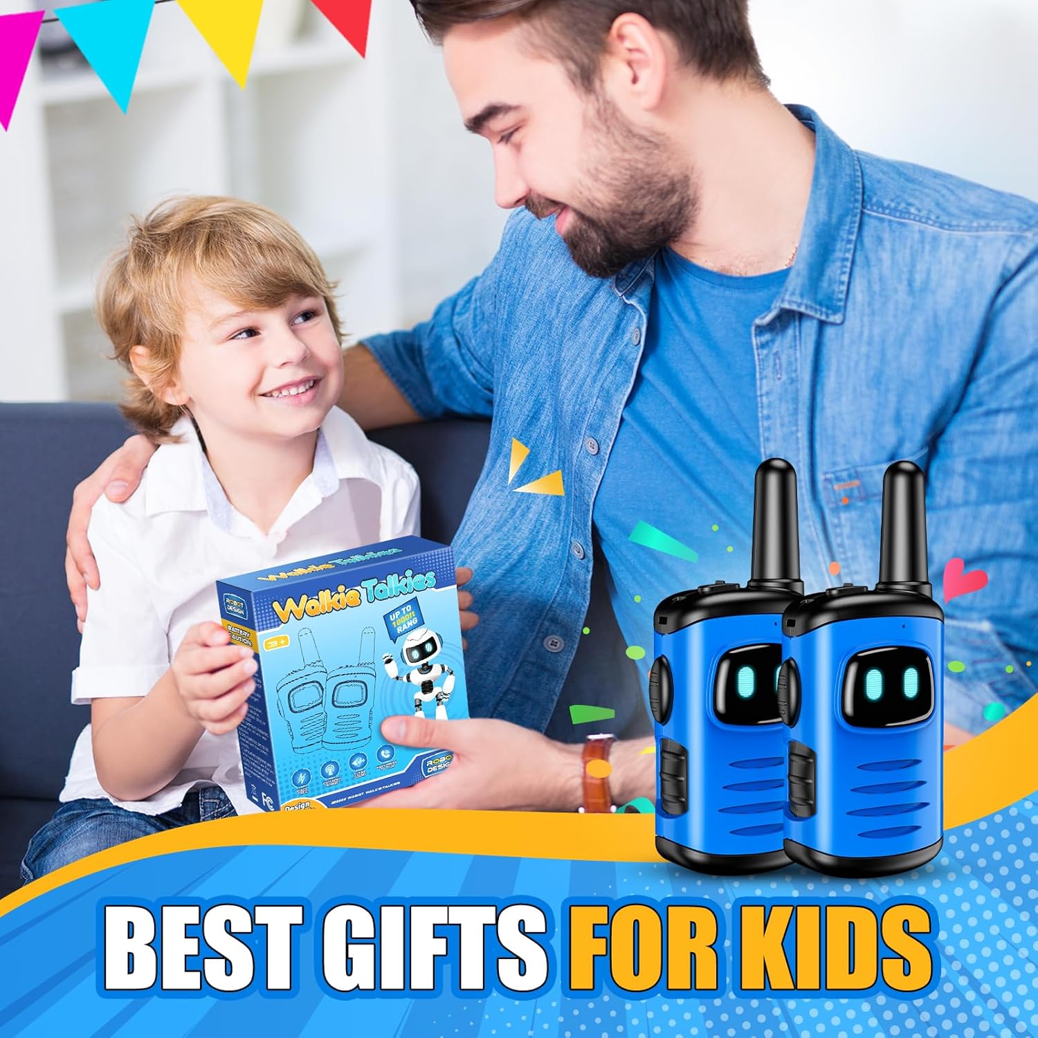 Thumbnail 6 de EUCOCO Giochi Bambini Walkie-Talkie per bambini 3-10 anni (mini formato)