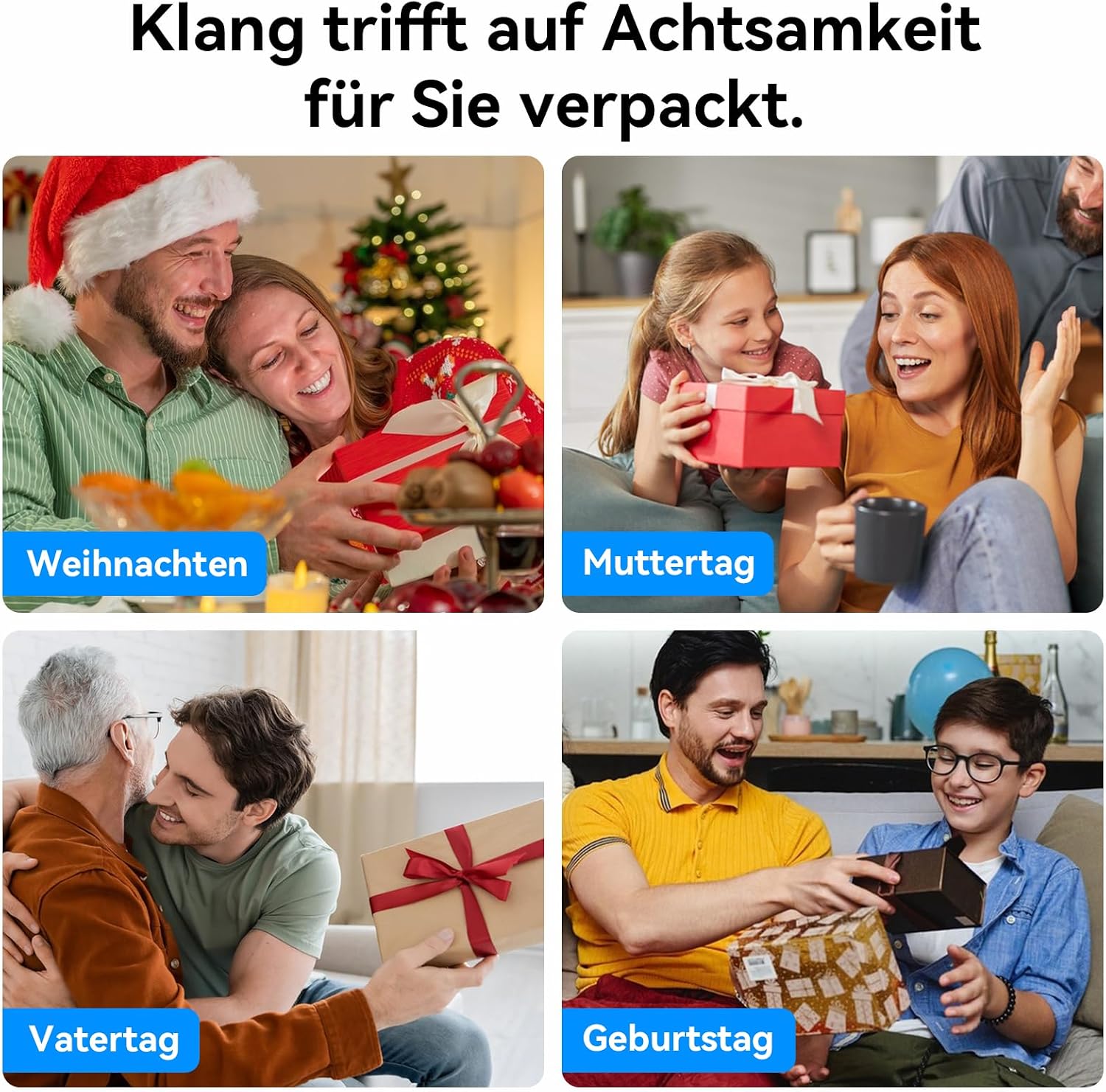 Thumbnail 5 de ANCwear Smartphone-Halter mit Bluetooth-Lautsprecher – 5W Klang, microSD-Musik, verstellbarer Ständer (Weiches Rosa)