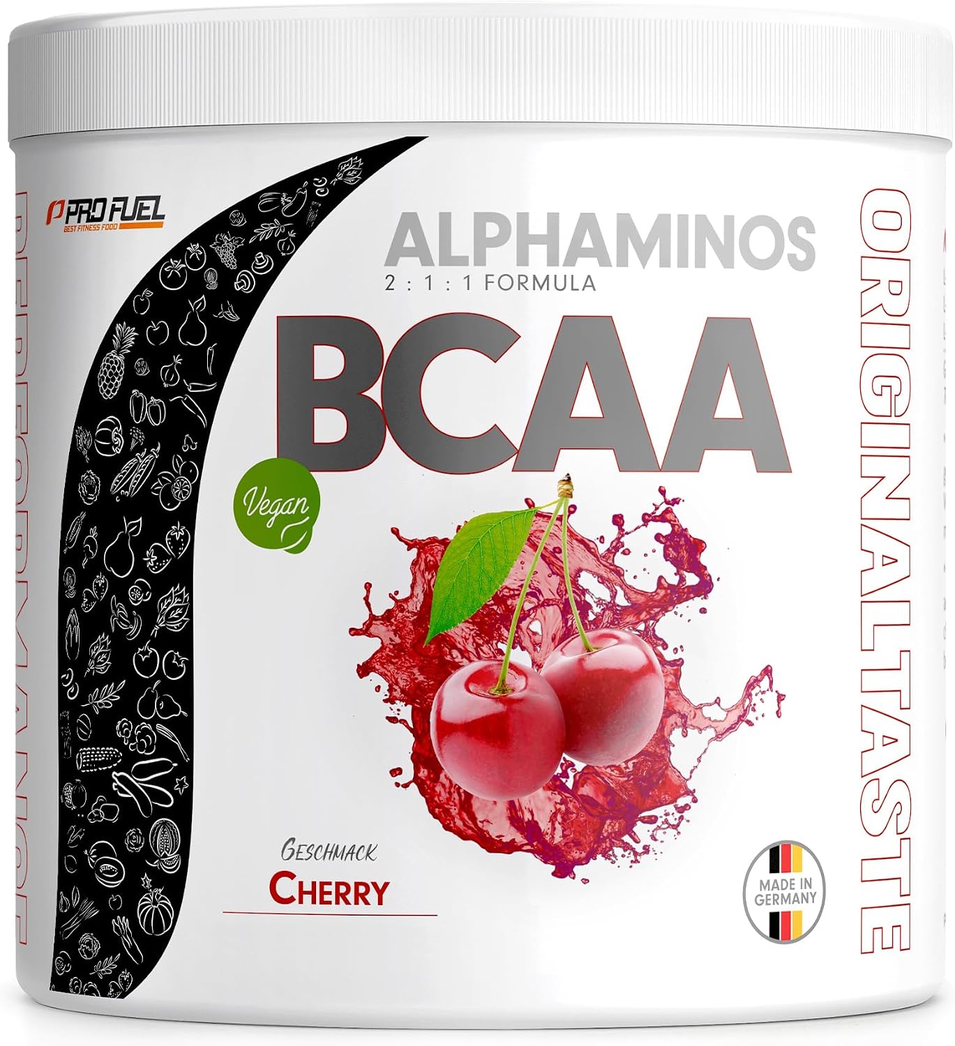 Detalle de Alphaminos BCAA Pulver Kirsch 300 g