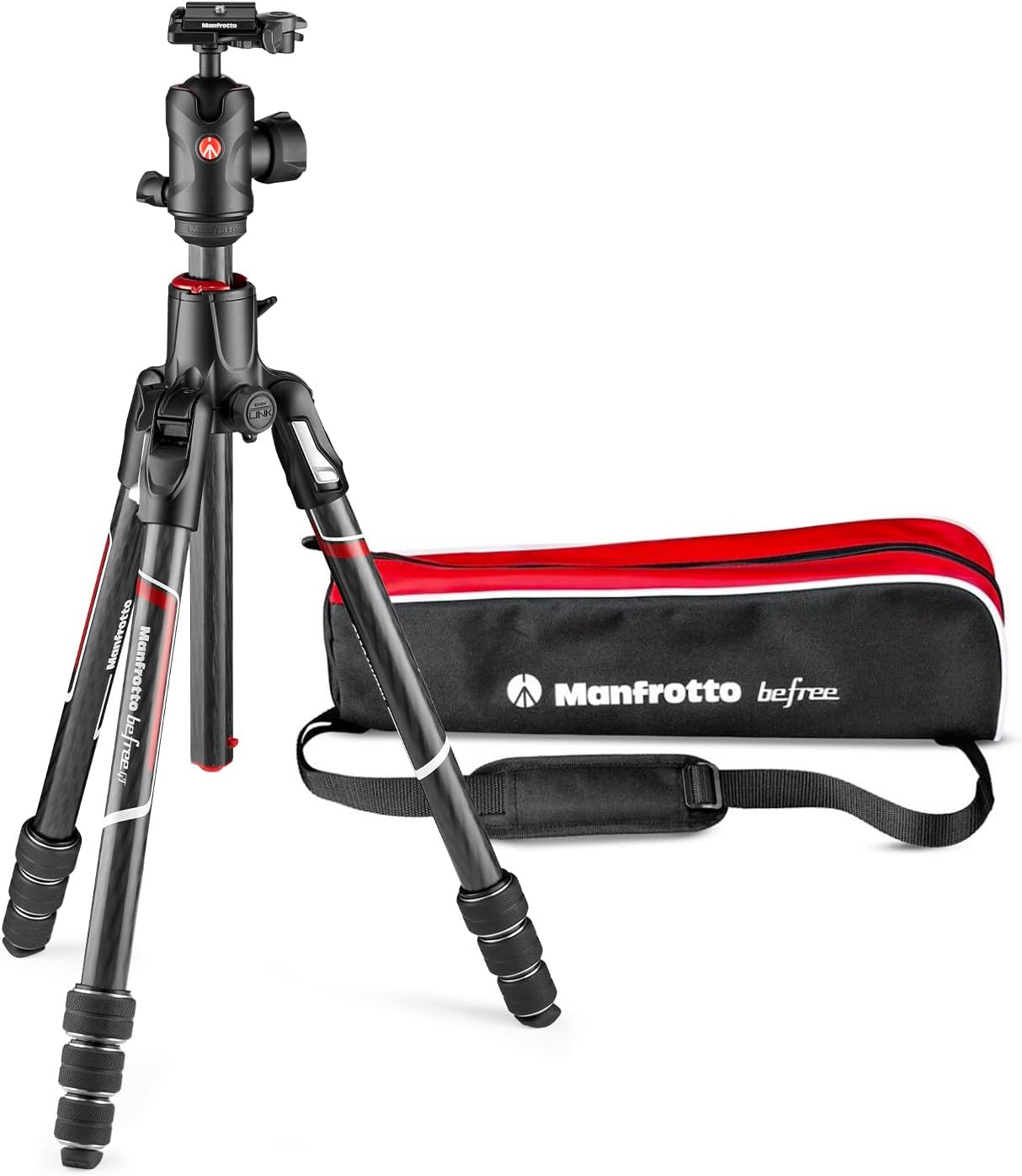 Thumbnail 6 de Manfrotto Befree GT XPRO Aluminium Camera Tripod with 496 Centre Ball Head (MKBFRA4GTXP-BH)