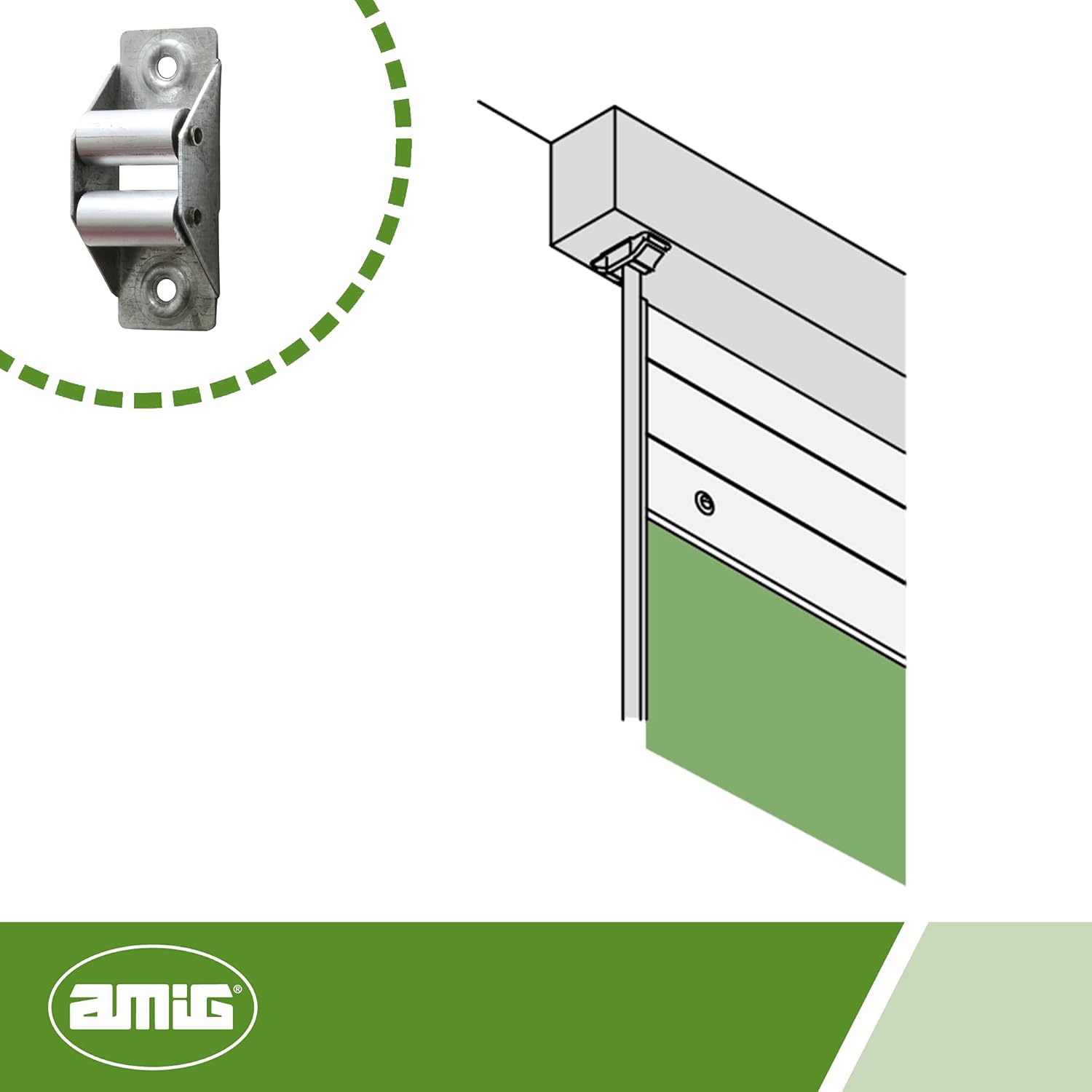 Detalle de Amig Guide en acier pour ruban 22 mm