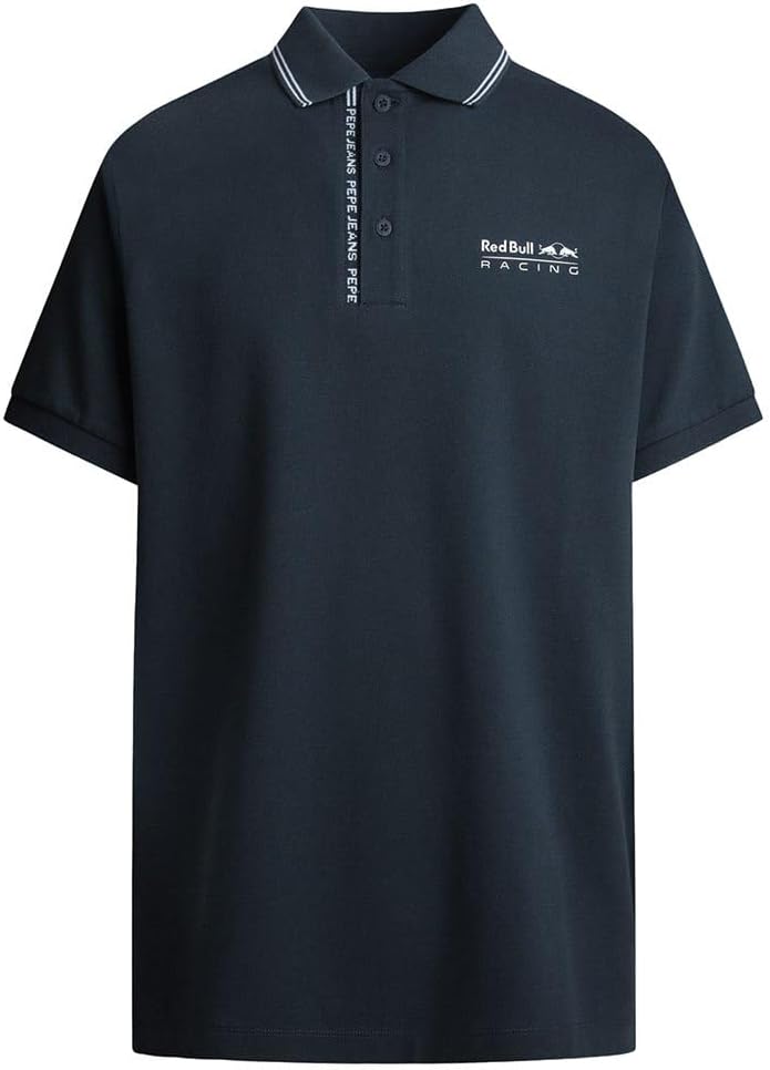Detalle 2 de Polo Red Bull Racing x Pepe Jeans RBR Tipped Logo – Homme