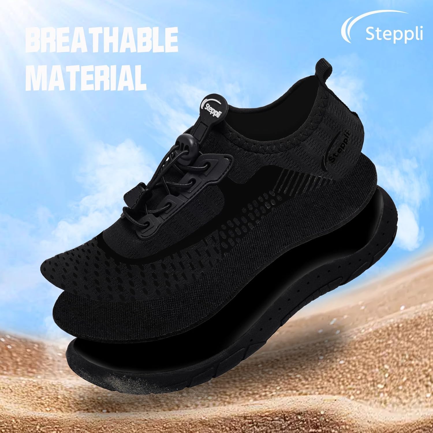 Thumbnail 6 de Steppli Water Shoes Beach Barefoot Swim Sea Aqua Shoes for Men and Women