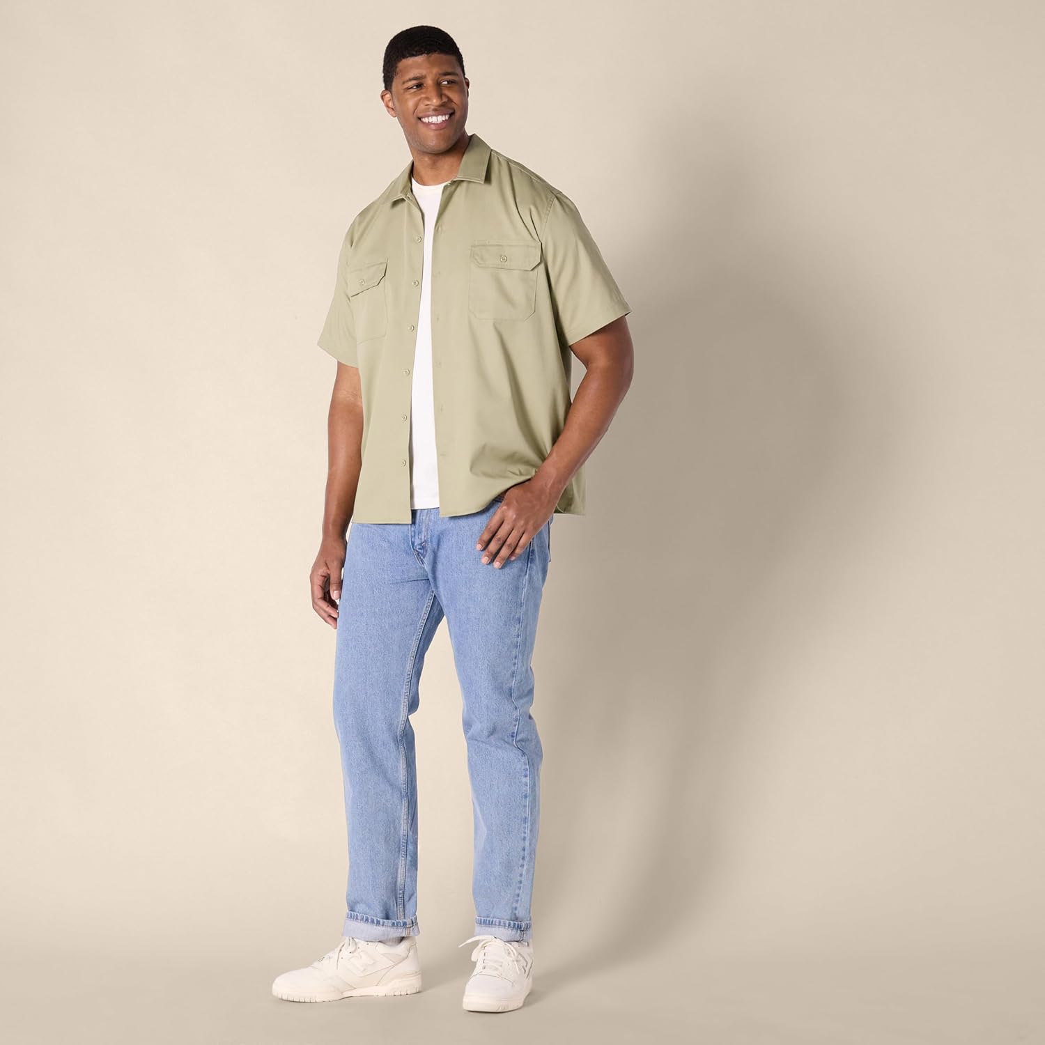 Thumbnail 5 de Amazon Essentials Herren Arbeitshemd mit kurzen Ärmeln – fleckenresistent, knitterfest